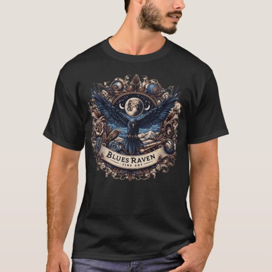 BLUESRAVEN ファインアート Tシャツ (正面)