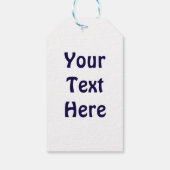 Bluestarフラクタル ギフトタグ (裏面)