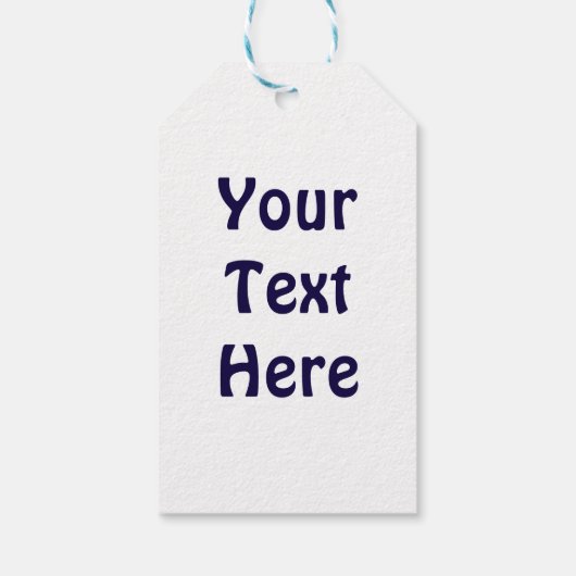 Bluestarフラクタル ギフトタグ (裏面)