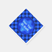 Bluestarフラクタル スタンダードカクテルナプキン (角)