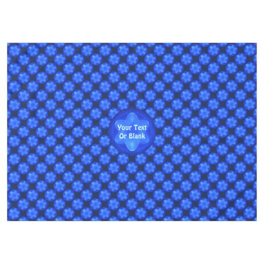 Bluestarフラクタル テーブルクロス (正面(横))