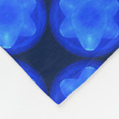 Bluestarフラクタル フリースブランケット (角)