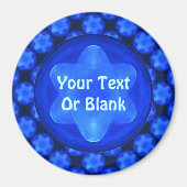 Bluestarフラクタル マグネット (正面)