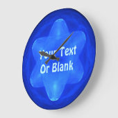 Bluestarフラクタル ラージ壁時計 (傾斜)