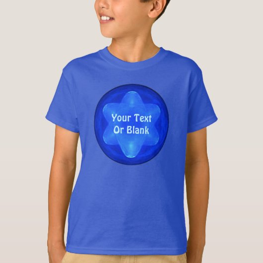 Bluestarフラクタル Tシャツ (正面)
