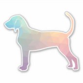 Bluestick関連ジオメトリパターンシルエット シール (正面)