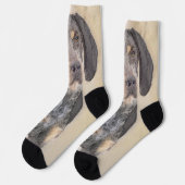 Bluestick Conhound 絵画's – かわいいオリジナルドッグAr ソックス (左)