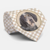 Bluestick Conhound 絵画's – かわいいオリジナルドッグAr ネクタイ (ロール)