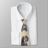 Bluestick Conhound 絵画's – かわいいオリジナルドッグAr ネクタイ (タイ)