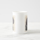 Bluestick Conhound 絵画's – かわいいオリジナルドッグAr ボーンチャイナマグカップ (正面)