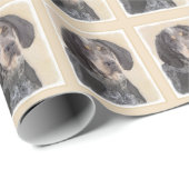 Bluestick Conhound 絵画's – かわいいオリジナルドッグAr ラッピングペーパー (ロールコーナー)