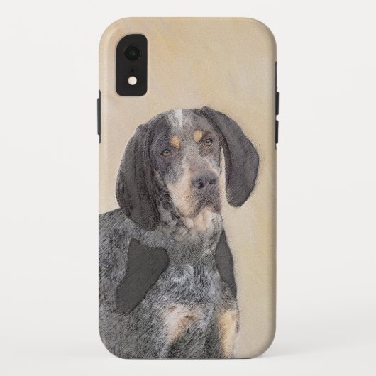 Bluestick Conhound 絵画's – かわいいオリジナルドッグAr Case-Mate iPhoneケース (裏面)