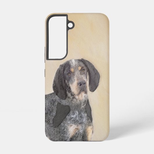 Bluestick Conhound 絵画's – かわいいオリジナルドッグAr Samsung Galaxyケース (裏面)