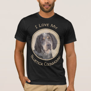 Bluestick Conhound 絵画's – かわいいオリジナルドッグAr Tシャツ