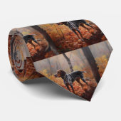 Bluestick Conhound in紅葉秋インスパイア ネクタイ (ロール)
