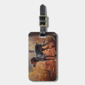 Bluestick Conhound in紅葉秋インスパイア ラゲッジタグ (正面縦)