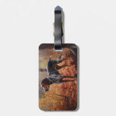 Bluestick Conhound in紅葉秋インスパイア ラゲッジタグ (裏面縦)