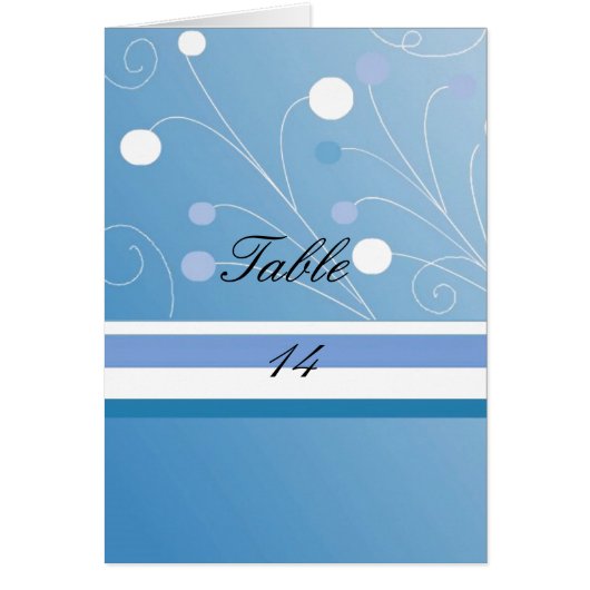 BlueTableシーティングカード (正面)