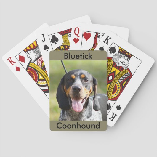 BluetickのCoonhoundのトランプ トランプ (裏面)