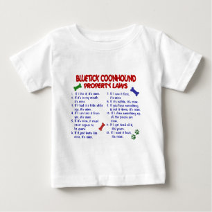 BLUETICKのCOONHOUNDの特性の法律2 ベビーTシャツ