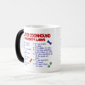 BLUETICKのCOONHOUNDの特性の法律2 モーフィングマグカップ (正面左)