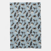 BluetickのCoonhounds キッチンタオル (縦)