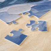 Bluetick Coonhound Christmas Boat Holiday ジグソーパズル (側面)