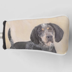 Bluetick Coonhound's 絵画 -かわいいオリジナル犬 ゴルフヘッドカバー