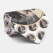 Bluetick Coonhound's 絵画 -かわいいオリジナル犬 ネクタイ (ロール)