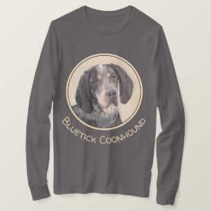 Bluetick Coonhound's 絵画 -かわいいオリジナル犬 Tシャツ