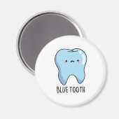 Bluetoothジョーク 技術 ブルートゥース ダジャレ マグネット (正面/裏面)