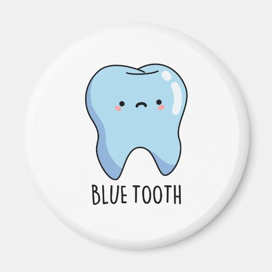 Bluetoothジョーク 技術 ブルートゥース ダジャレ マグネット (正面)