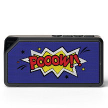 Bluetoothスピーカーの"Pooow"キャラクターグラフィック