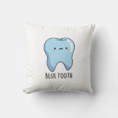 BluetoothテクニおもしろいカルBlue Tooth Pun クッション (正面)