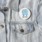 BluetoothテクニおもしろいカルBlue Tooth Pun 缶バッジ (インサイチュ)