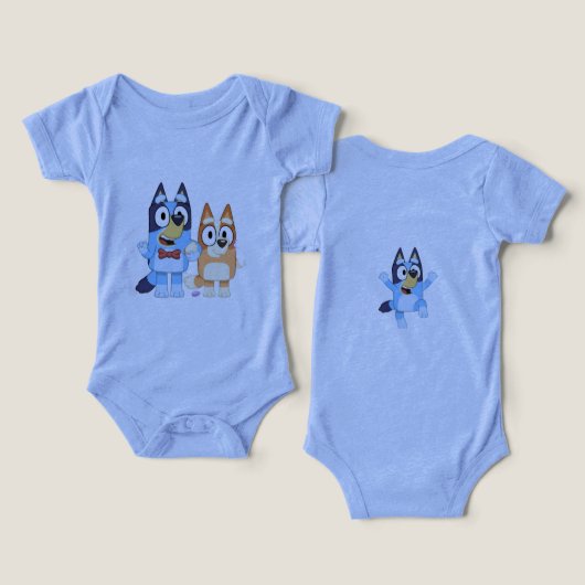 Bluey Baby Clothing (デザイン正面&裏面)
