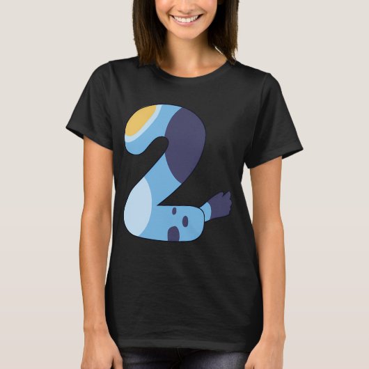Blueysss 2歳の誕生日 tシャツ (正面)