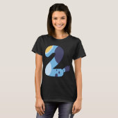 Blueysss 2歳の誕生日 tシャツ (正面フル)