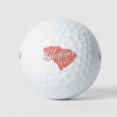 Bluffton State of Mind Lowcountry South Carolina ゴルフボール (正面)