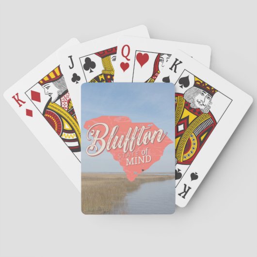 Bluffton State of Mind Lowcountry South Carolina トランプ (裏面)