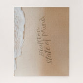 Bluffton State of Mind Written in Sand SC Beach ジグソーパズル (縦)