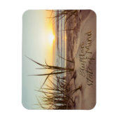 Bluffton State of Mind Written in Sand SC Beach マグネット (縦)