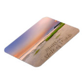 Bluffton State of Mind Written in Sand SC Beach マグネット (左側)