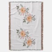 Blühendes Duett スローブランケット (正面縦)