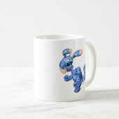 Blumarooのカムフラージュ コーヒーマグカップ (正面右)