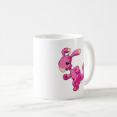 Blumarooのピンク コーヒーマグカップ (正面右)