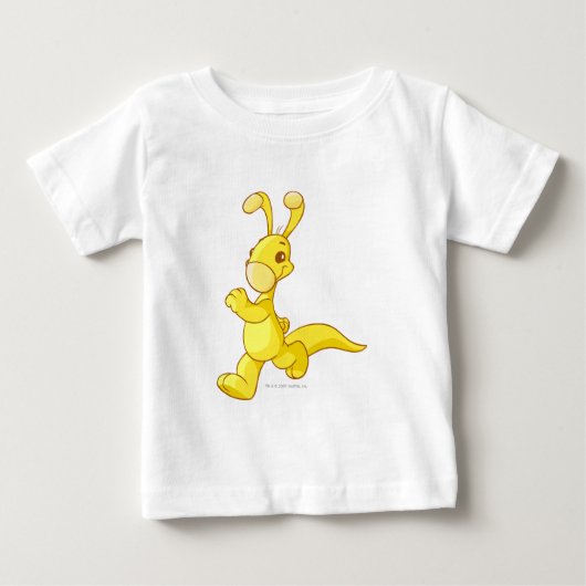 Blumarooの金ゴールド ベビーTシャツ (正面)