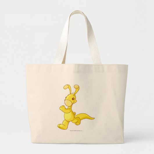 Blumarooの金ゴールド ラージトートバッグ (正面)