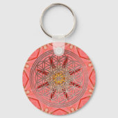 Blume des Lebens キーホルダー (正面)