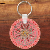 Blume des Lebens キーホルダー (正面)